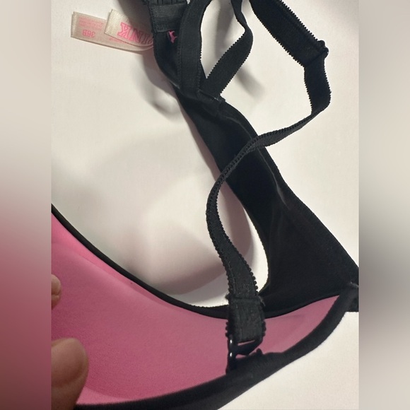 PINK Victoria's Secret Black Bra/Strapless Push-Up Bra Size 36b - Picture 4 of 5